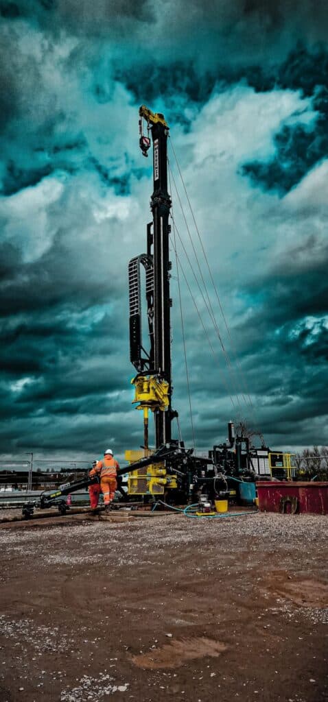 2633 perforatrice Mi40 Massenza Drilling Rigs cantiere UK