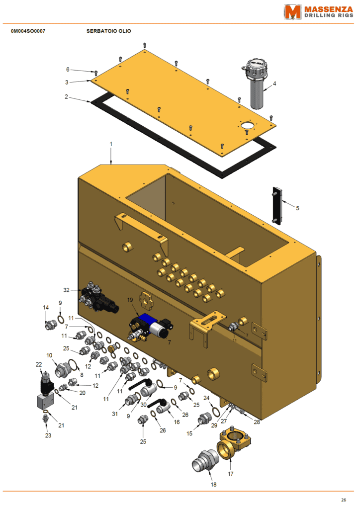 Manuale ricambi perforatrici Massenza_Drilling_Rigs