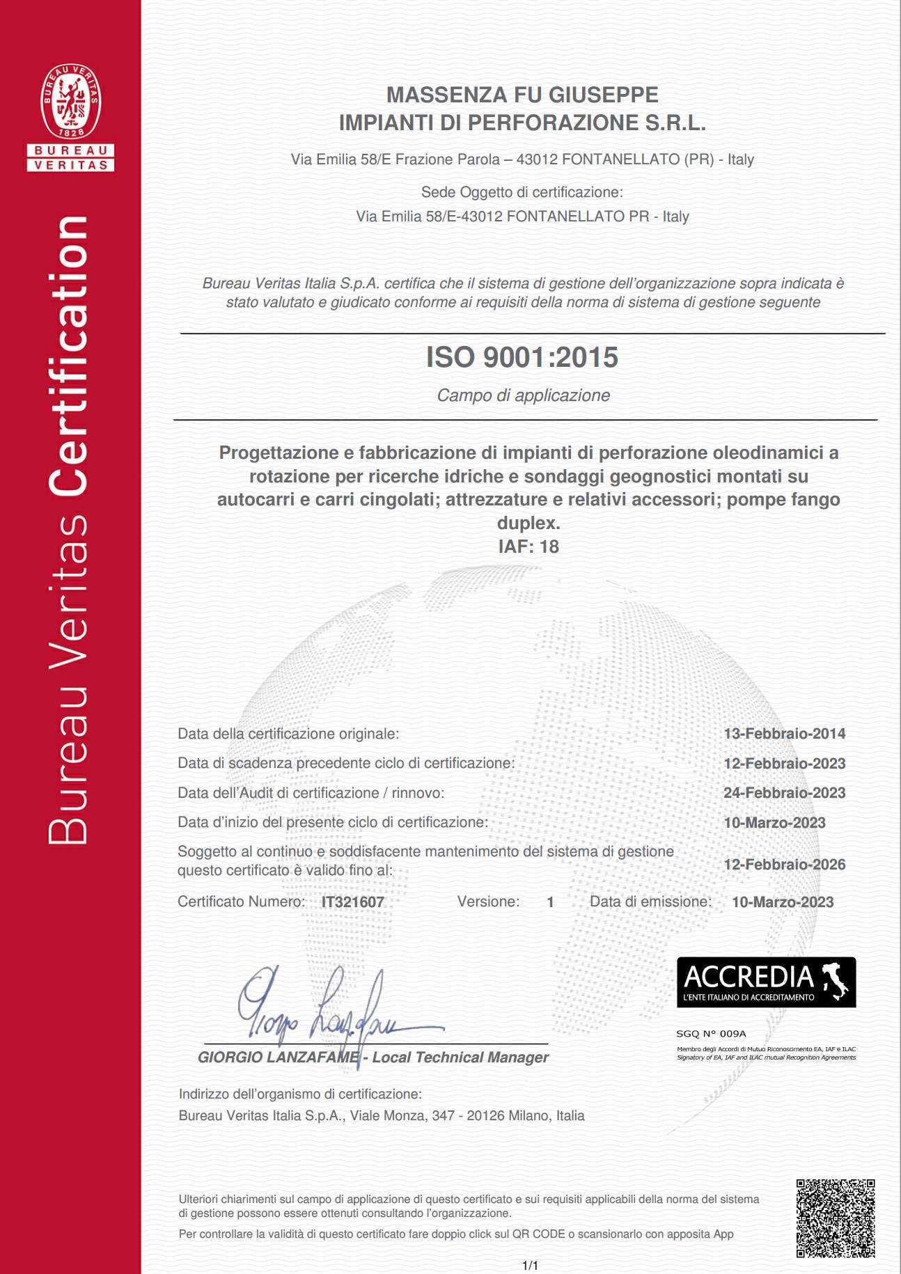 Massenza_ISO 9001_ITA